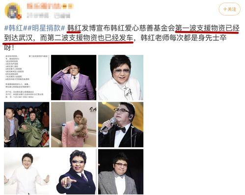 明星网红给疫情捐款了吗,明星网红积极响应，爱心传递社会